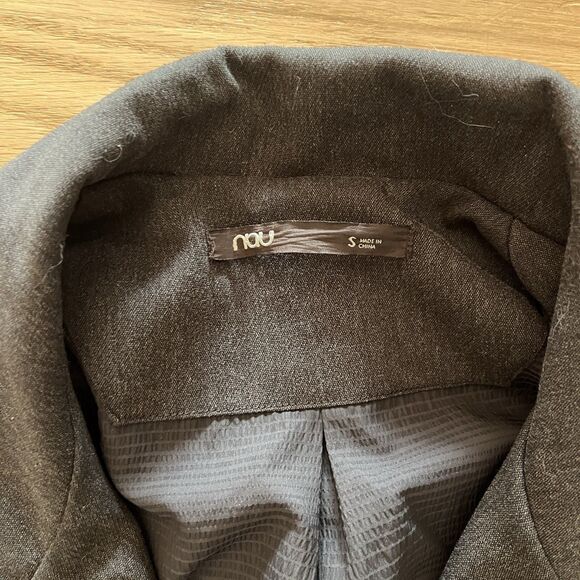 Nau Grey Gray Vice Blazer Jacket Men Size Small Button Front Fall Pockets - Picture 3 of 10